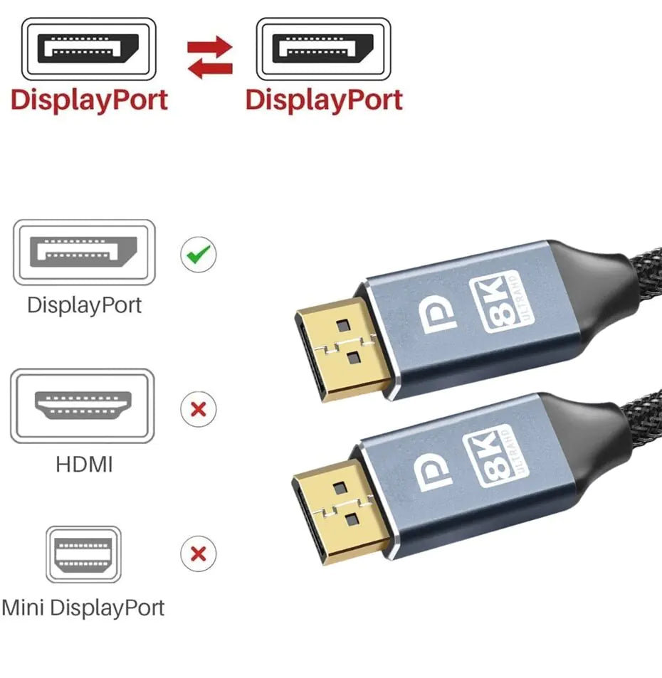 DisplayPort 1.4 Cable