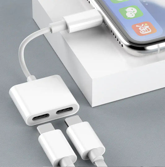 iPhone charger and audio splitter